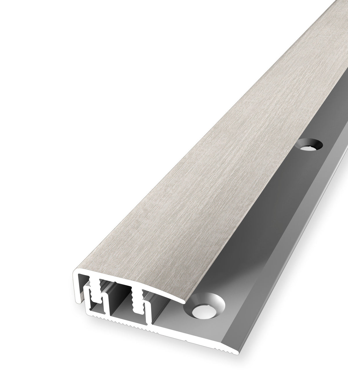 KC-D — Design-Clip – 4-12mm (5/32"-15/32") – Edge Trim – Oak Light Grey