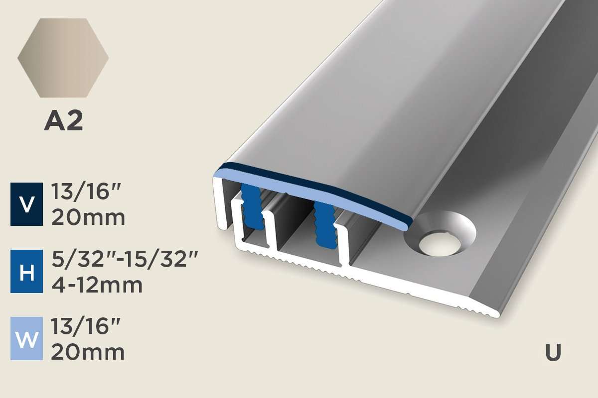 KC-D — Design-Clip – 4-12mm (5/32"-15/32") – Edge Trim – Sand