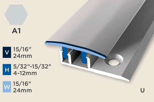 KC-D — Design-Clip – 4-12mm (5/32"-15/32") – Transition – Silver