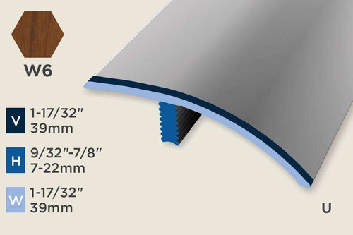 KC-M — Mono-Clip – 7-22mm (9/32"-7/8") – Reducer/ADA – Walnut