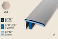 KC-M — Mono-Clip – 7-22mm (9/32"-7/8") – Edge Trim – Sand
