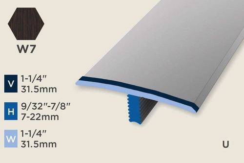 KC-M — Mono-Clip – 7-22mm (9/32"-7/8") – Transition – Wenge