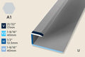 KO-D — Original Profile – Double-Sided – Pre-fit – 12.5mm (1/2") – Silver