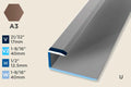 KO-D — Original Profile – Double-Sided – Pre-fit – 12.5mm (1/2") – Bronze