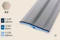 KR-B — Ramp Profile – 5mm (7/32") – Unpunched – Retrofit/ADA – Sand