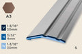 KR-C — Ramp Profile – Self-Stick – Retrofit – 4mm (5/32") – Bronze