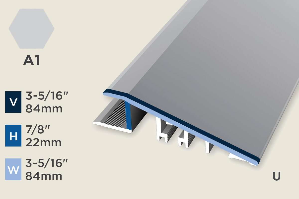 KR-F — Ramp Profile – Smooth – Pre-fit – Silver – 22mm (7/8")