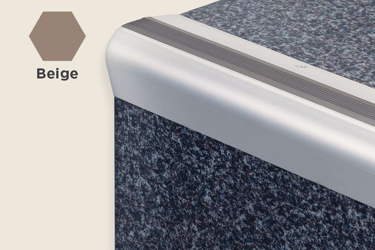 KS-PVC — PVC Insert – Ridged Surface – Beige
