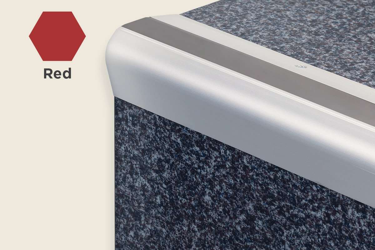 KS-PVC — PVC Insert – Smooth Surface – Red