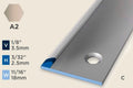 KT-A — Transition Profile – Pre-fit Edge Trim – 2.5mm (3/32") – Countersunk – Sand
