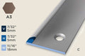 KT-A — Transition Profile – Pre-fit Edge Trim – 5mm (7/32") – Countersunk – Bronze