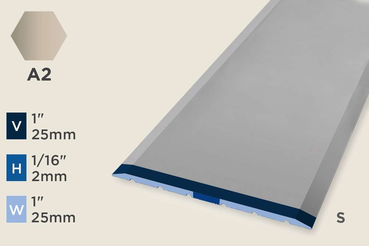 KT-L — Transition Profile – Retrofit – Self-Stick – 25mm (1") – Sand