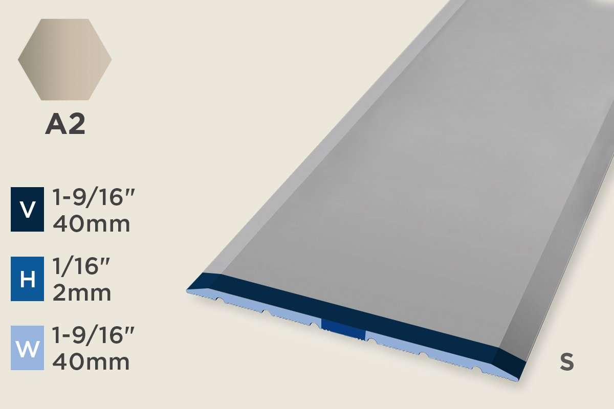 KT-L — Transition Profile – Retrofit – Self-Stick – 40mm (1-9/16") – Sand