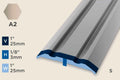 KT-M — Transition Profile – Retrofit – Self-Stick – 25mm (1") – Sand