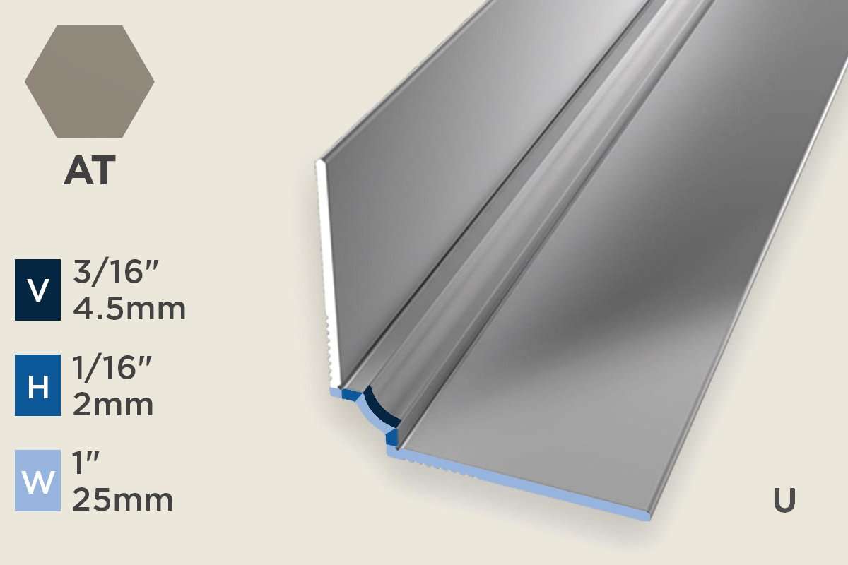KW-I — Wall Protection Profile – Pre-fit – Unpunched – 2mm (1/16") – Sand