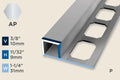 KW-O — Wall Protection Profile – Pre-fit – Punched – 9mm (11/32") – Polished