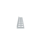 KO-A — Original Floor Profile – Edge Trim – 2.5mm (3/32") – Punched – Natural Aluminum
